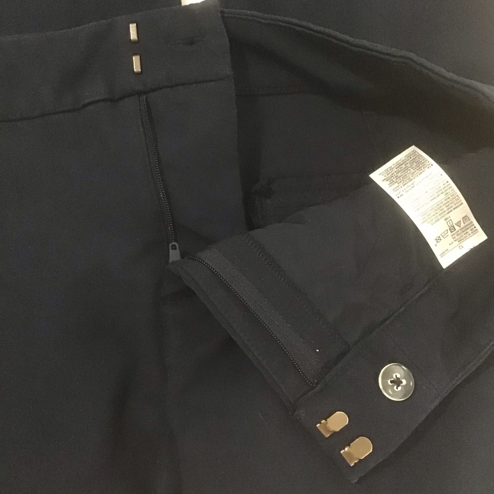 Old Navy Pixie High Rise Secret Slim Pockets In The Navy Pants, Size 12 - Picture 5 of 11